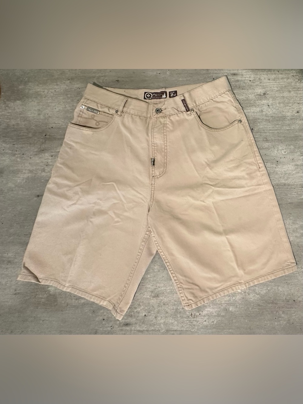 LRG Men's Tan Denim Shorts